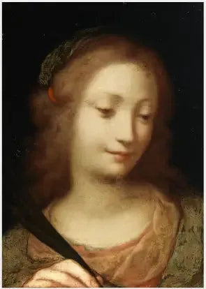 संत कैथरीन दा मार्टिरे का सिर - Antonio da Correggio