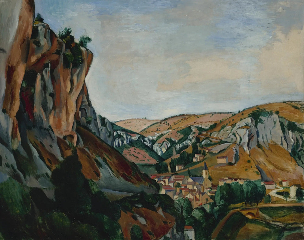 La Vallée du Lot - André Derain image 1 reproduction artisanale de tableau