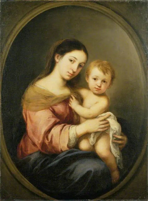 बच्चे के साथ वर्जिन - बार्टोलोमे Esteban Murillo
