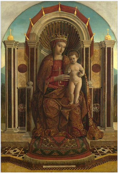 La Vierge et l’Enfant en majesté - Gentile Bellini - Alpha Reproduction