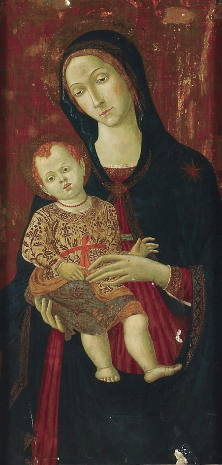 वर्जिन और बच्चे - माटेओ दी जियोवानी