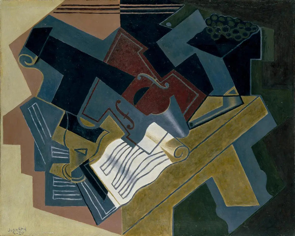 La Viole - Juan Gris - Alpha Reproduction