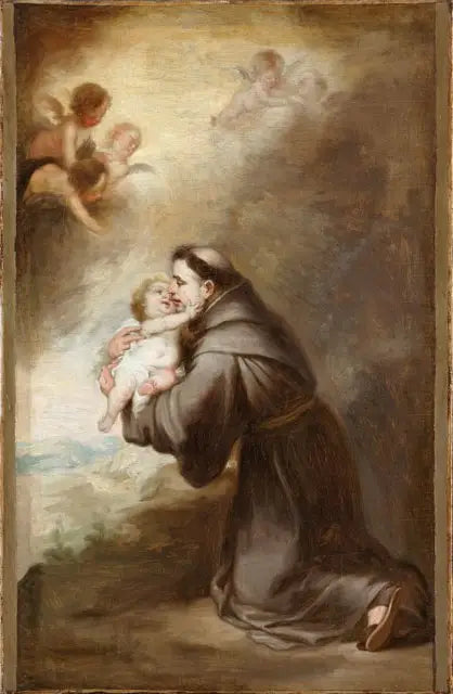 सेंट एंटोनी ऑफ पैडुआ की दृष्टि - बारटोलोमे़ Esteban Murillo
