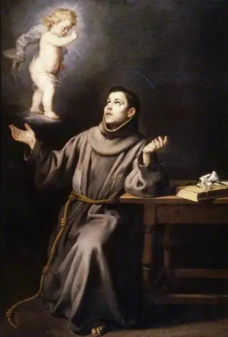 सेंट एंटोनी ऑफ पैडुआ की दृष्टि - बारटोलोमे़ Esteban Murillo