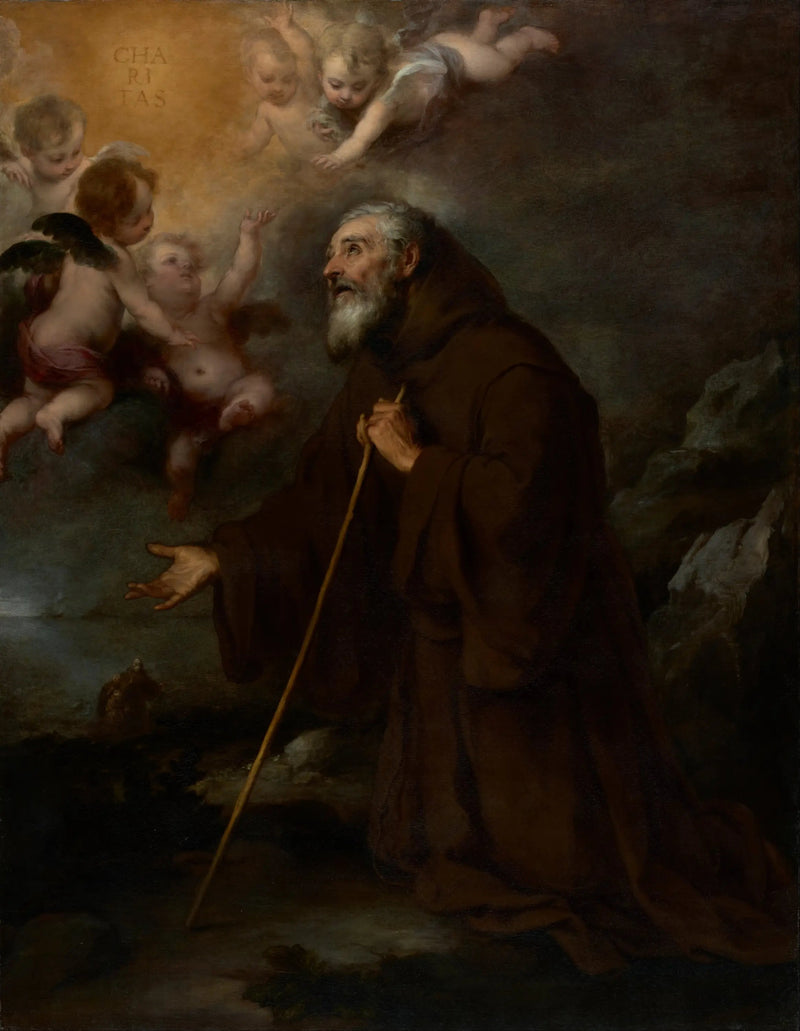 सेंट फ्रांसिस ऑफ पॉल की दृष्टि - बारटोलोमे़ Esteban Murillo