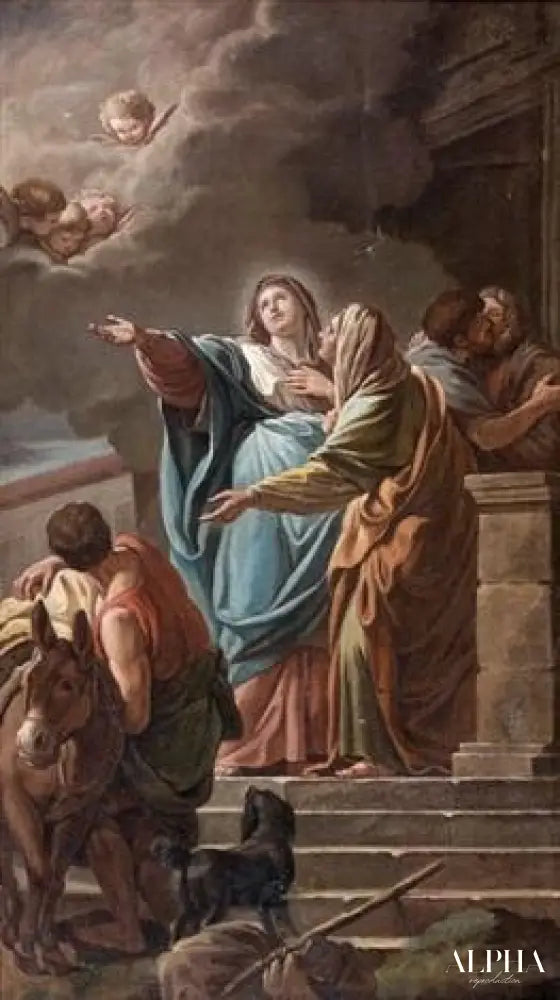 La Visitation - Nicolas Bernard Lépicié - Reproductions de tableaux et peintures haut de gamme