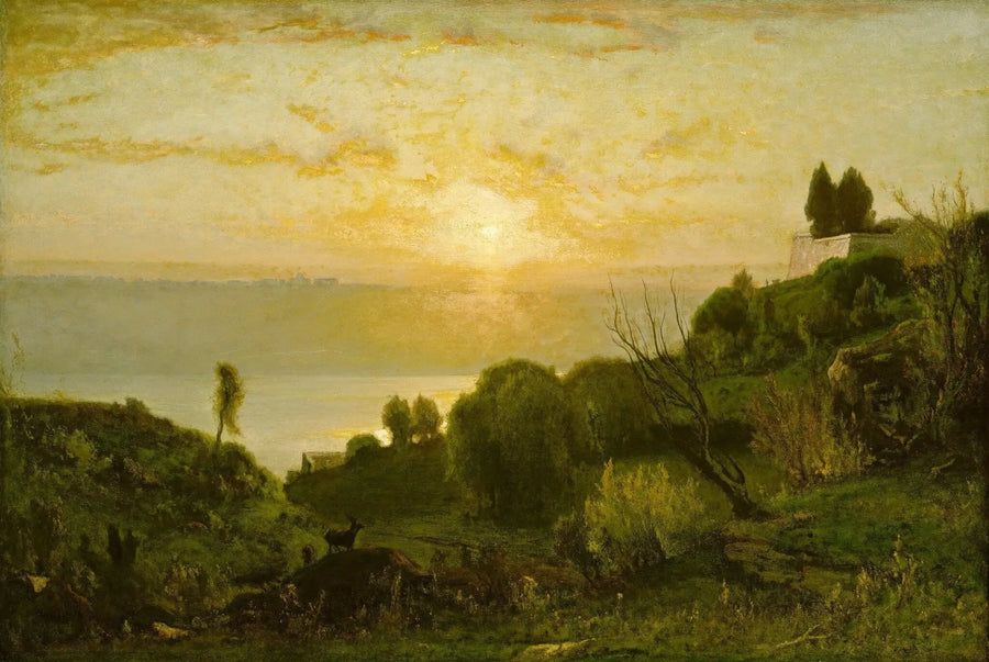 Lac Albano, सूर्यास्त - जॉर्ज इननेस