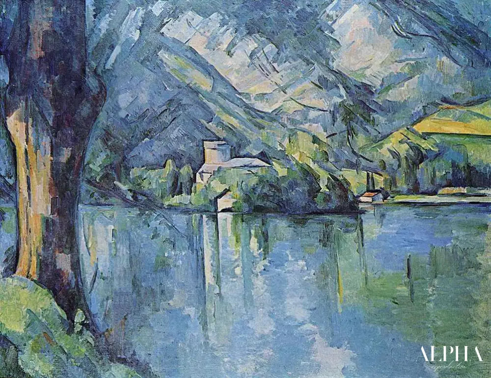 Lac d'Annecy - Paul Cézanne - Reproductions de tableaux et peintures haut de gamme