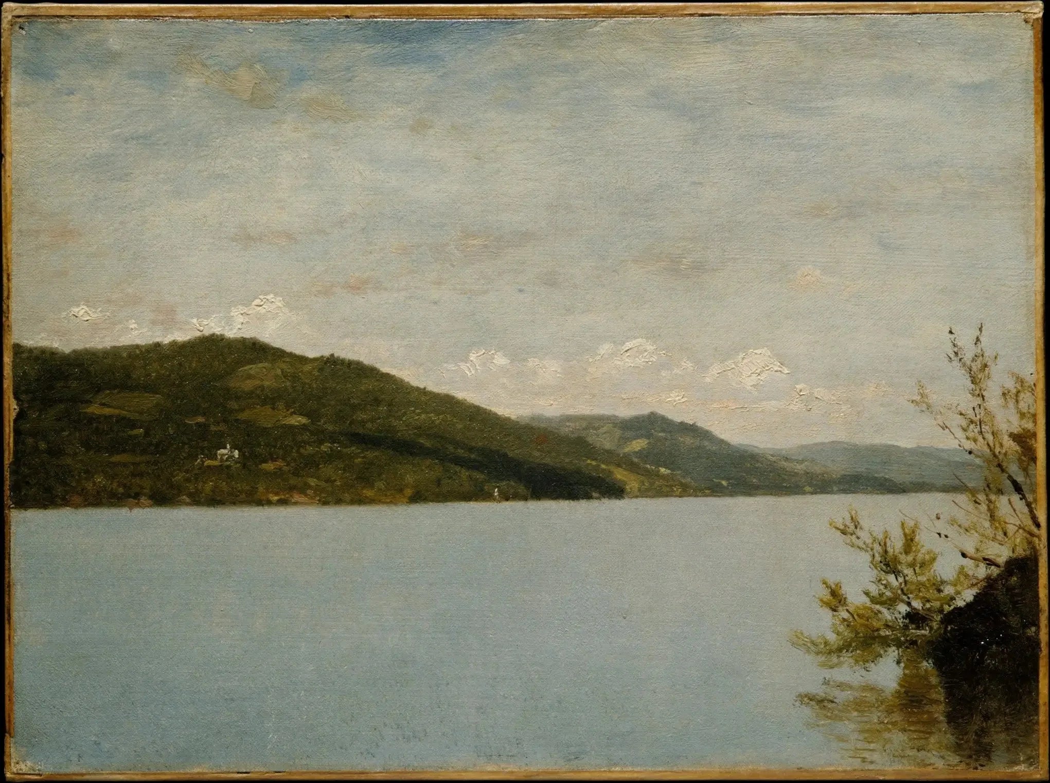 Lac George, 1872 - John Frederick Kensett image 1 reproduction artisanale de tableau