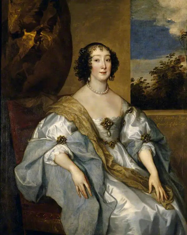 लेडी डॉरोथी पर्सी, लेस्टर की काउंटेस (1598-1659) - Antoine van Dyck
