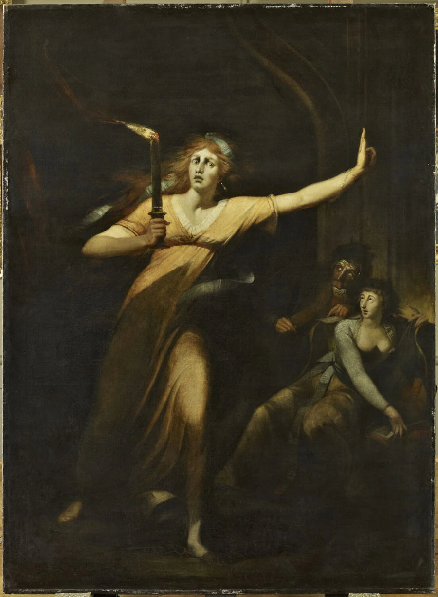 Lady Macbeth marchant dans son sommeil, dit aussi Lady Macbeth somnambule - Johann Heinrich Füssli