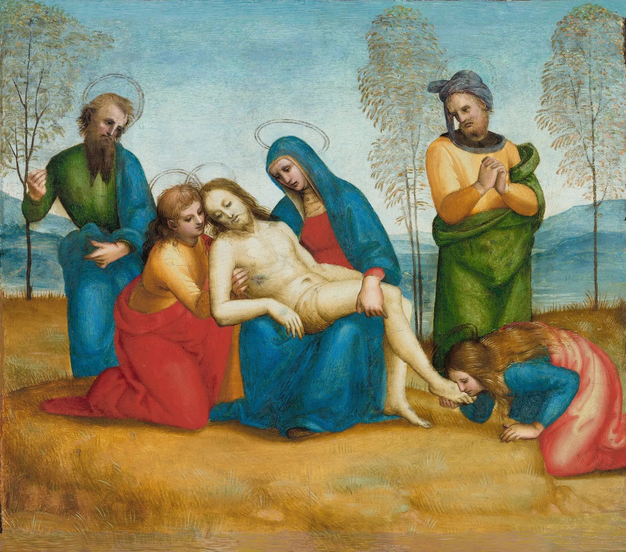 Lamentation sur le Christ mort - Raphaël Sanzio image 1 reproduction d’œuvre d’art à l’huile