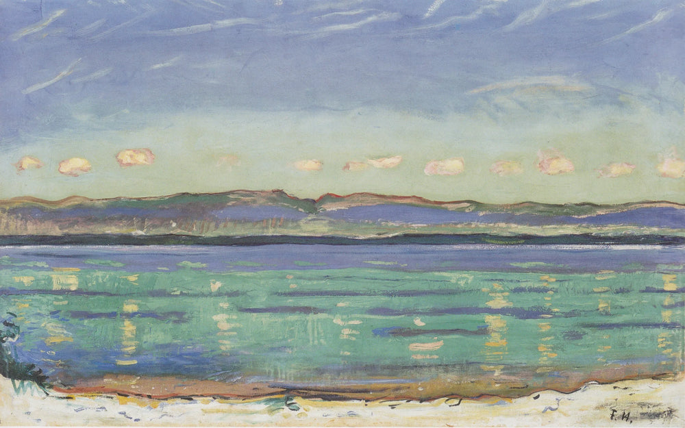 Landschaftlicher Formenrhythmus - Ferdinand Hodler image 1 copie de tableau peinte à la main