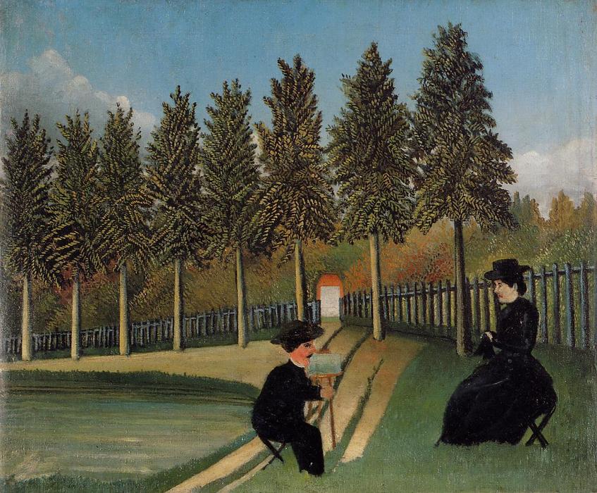 L’Artiste peignant sa femme - Henri Rousseau - Alpha Reproduction