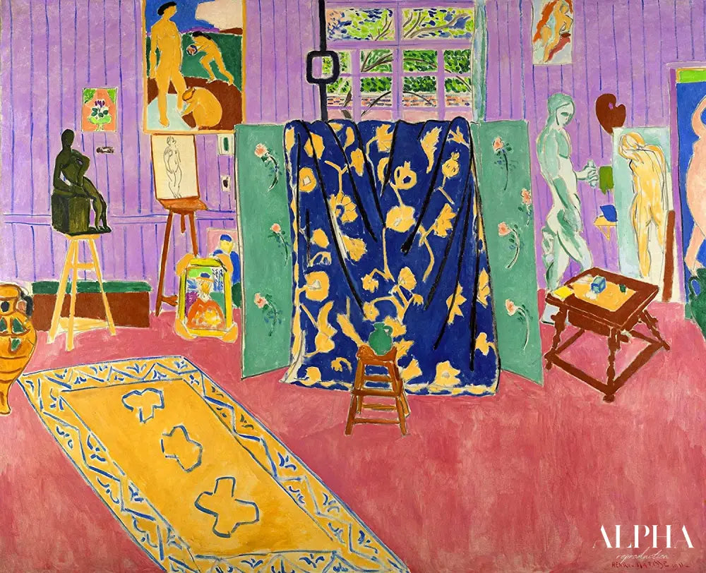 L'atelier rose - Matisse - Reproductions de tableaux et peintures haut de gamme