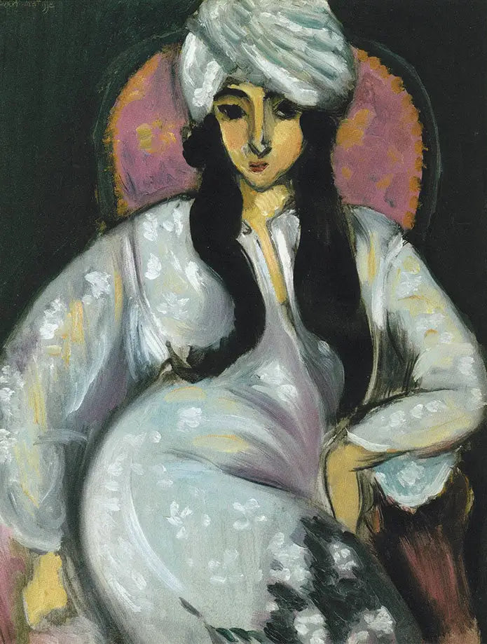 Reproduction du tableau « Laurette au turban blanc - Henri Matisse » par Alpha Reproduction en peinture à l’huile
