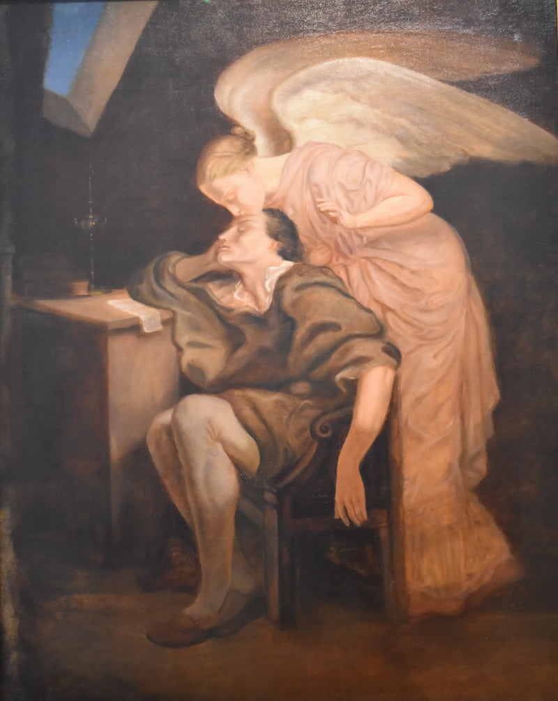 म्यूज का चुंबन, फ्रिल्ली के अनुसार - पॉल सेज़ान