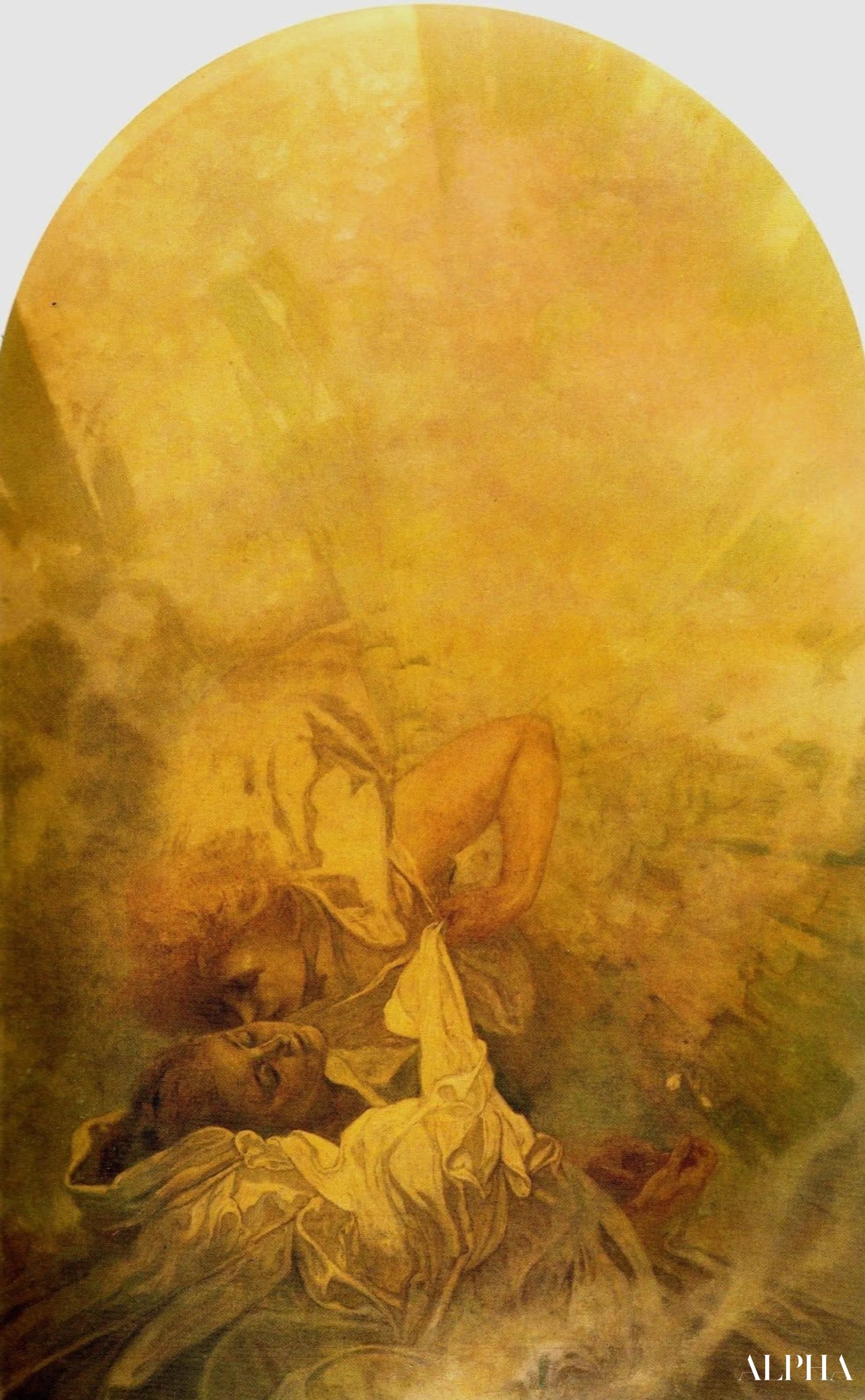 Le baiser du printemps - Mucha - Reproductions de tableaux et peintures haut de gamme