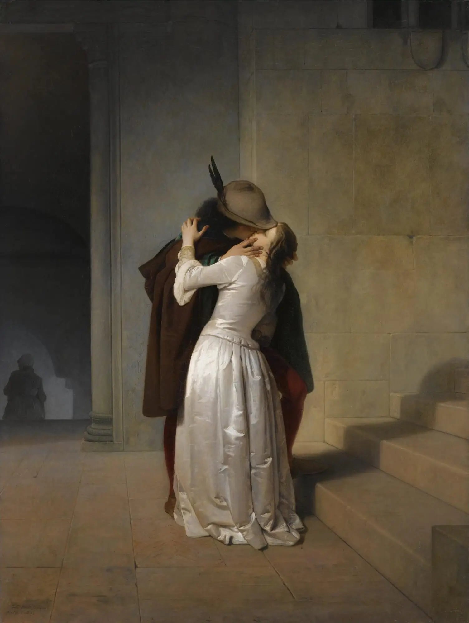 Le baiser - Francesco Hayez image 1 reproduction d’œuvre d’art à l’huile