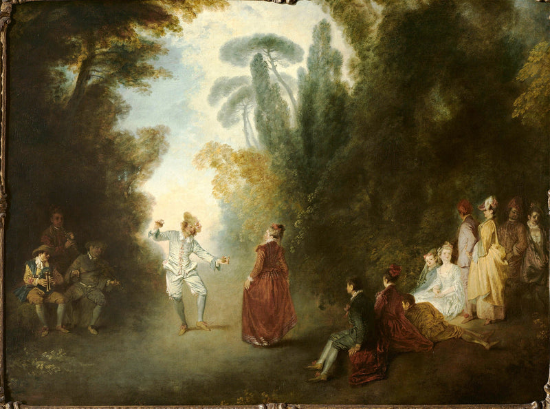 ले बाल शैम्पेट्रे - Antoine Watteau
