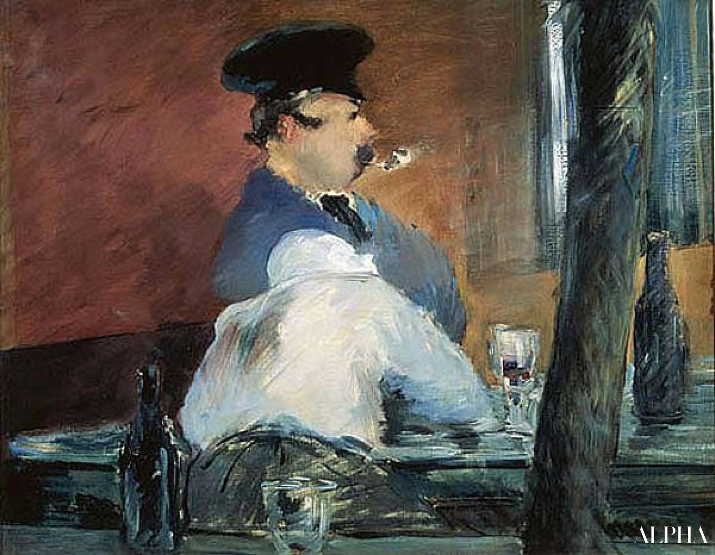 Le bar - Edouard Manet - Reproductions de tableaux et peintures haut de gamme