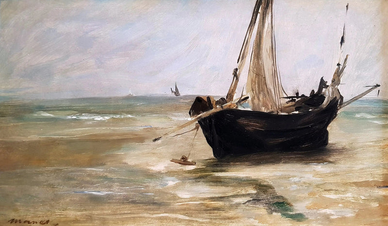बर्क में काला जहाज - Édouard Manet