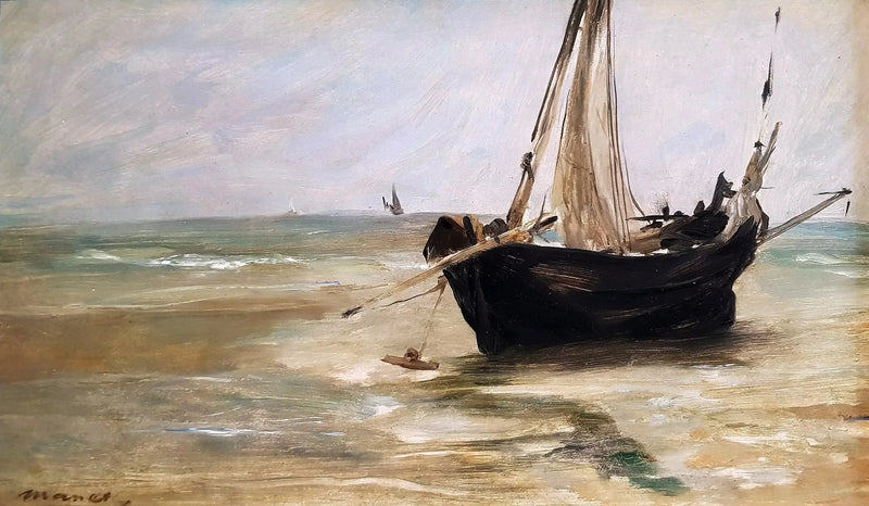बर्क में काला जहाज - Édouard Manet