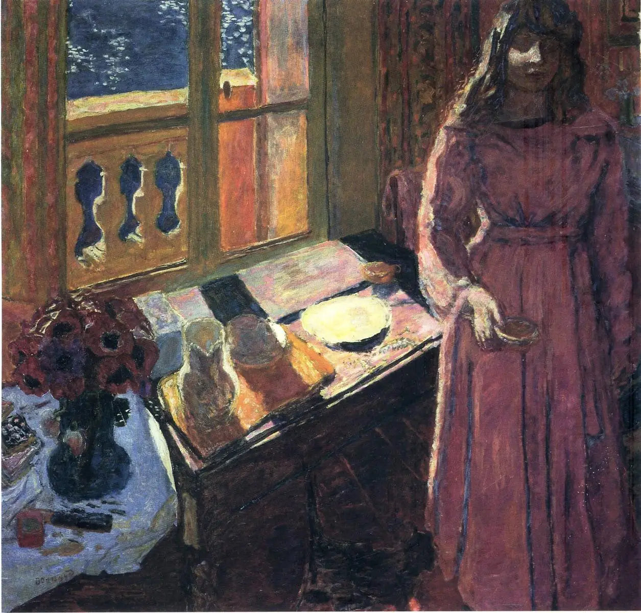 Le Bol de lait - Pierre Bonnard image 1 copie de tableau peinte à la main