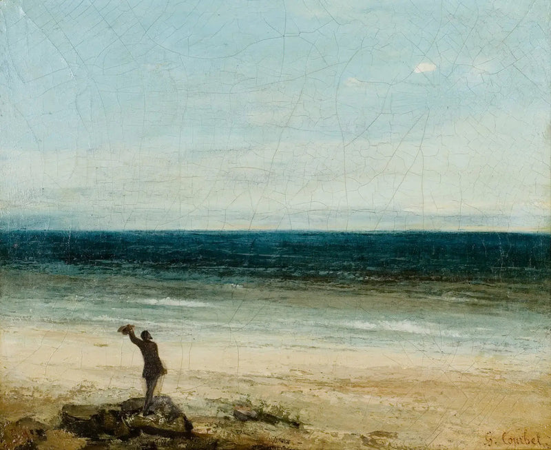 पालावास के किनारे - Gustave Courbet