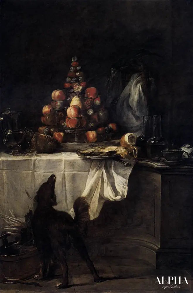 Le Buffet - Jean Siméon Chardin - Reproductions de tableaux et peintures haut de gamme