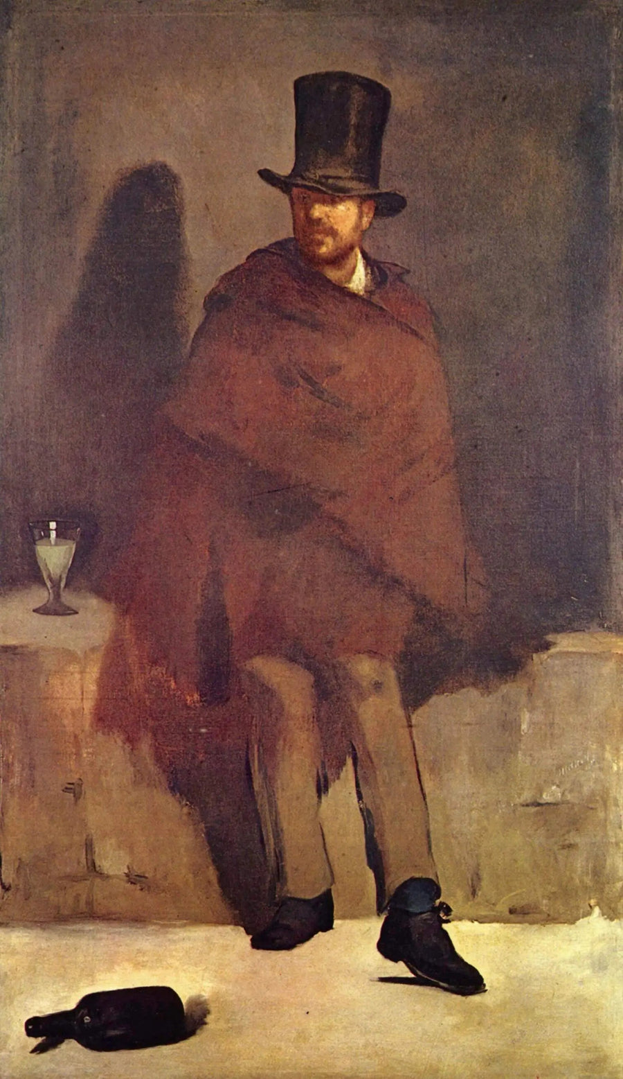 एब्सिंथ पीने वाला - Édouard Manet