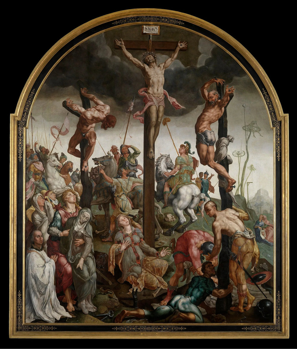 Le Calvaire - Maarten van Heemskerck image 1 reproduction de peinture à l’huile