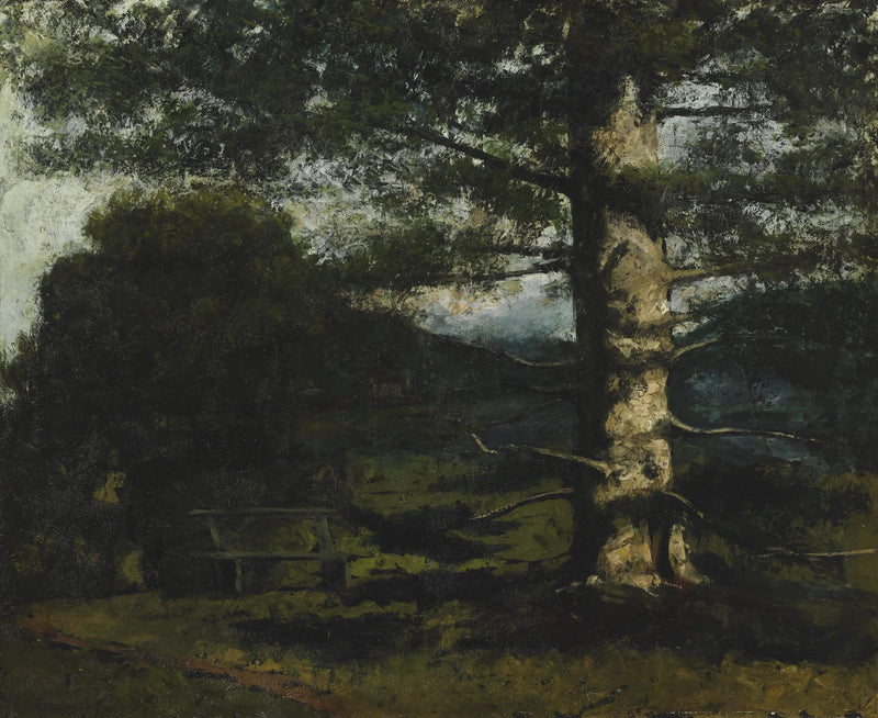 हाउटविले का देवदार - Gustave Courbet