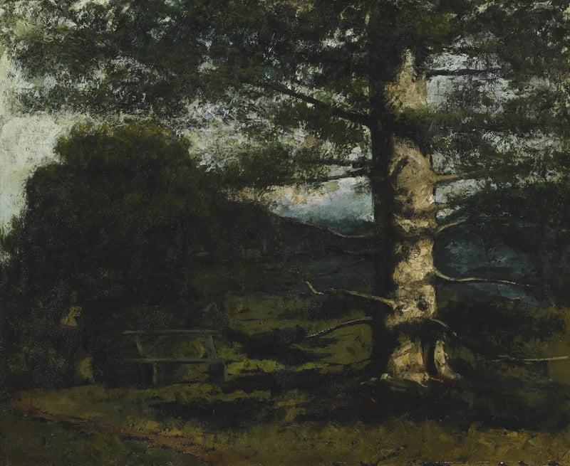हाउटविले का देवदार - Gustave Courbet