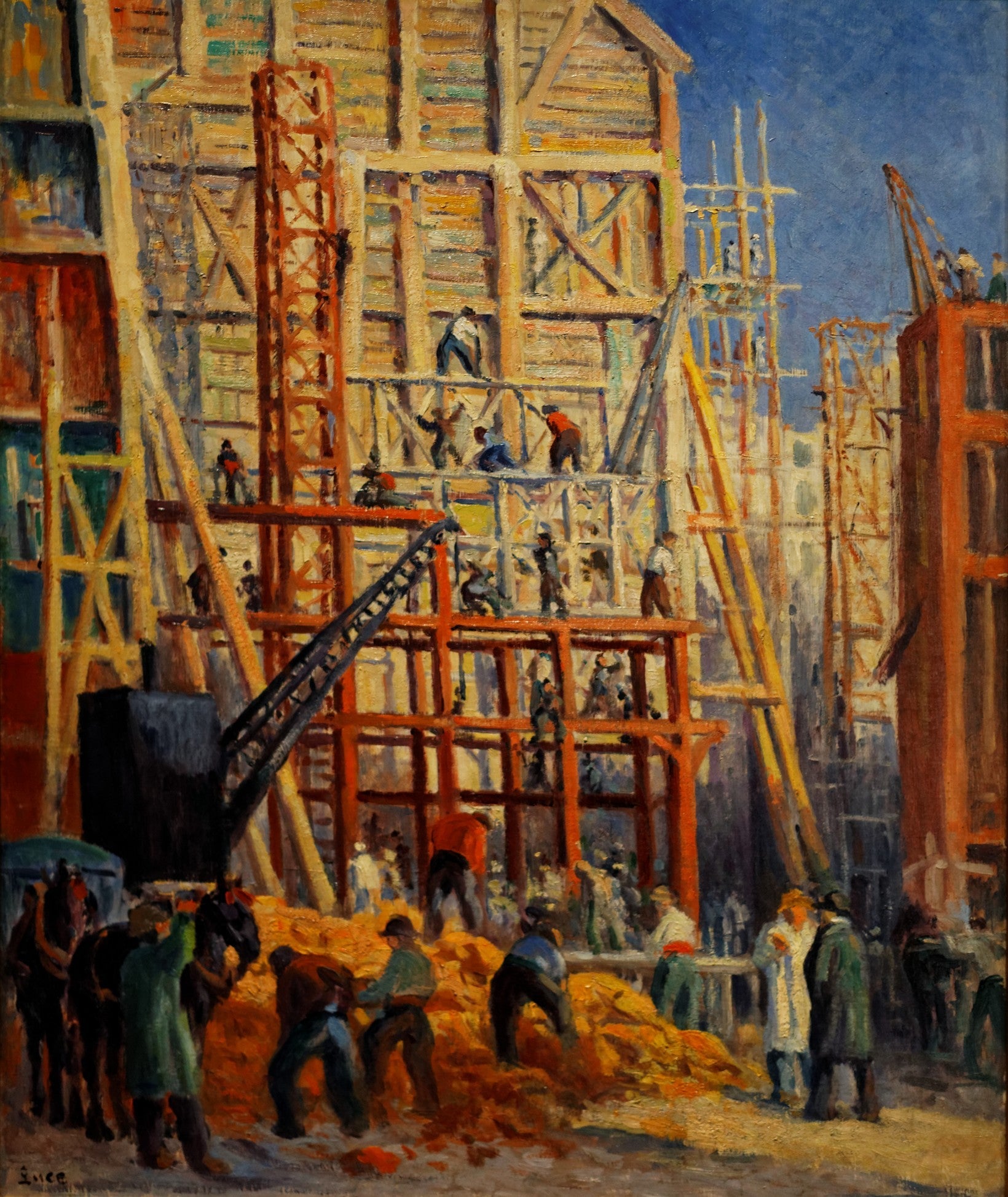 Le Chantier - Maximilien Luce - Alpha Reproduction