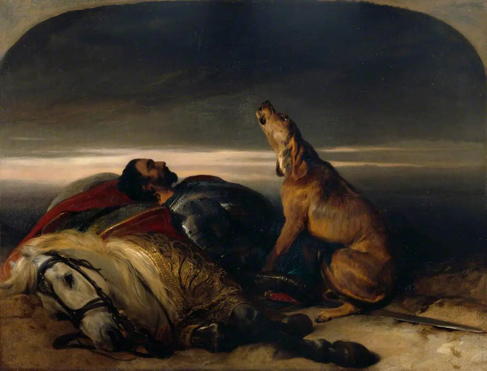 Le chien fidèle - Edwin Henry Landseer image 1 copie de tableau peinte à la main