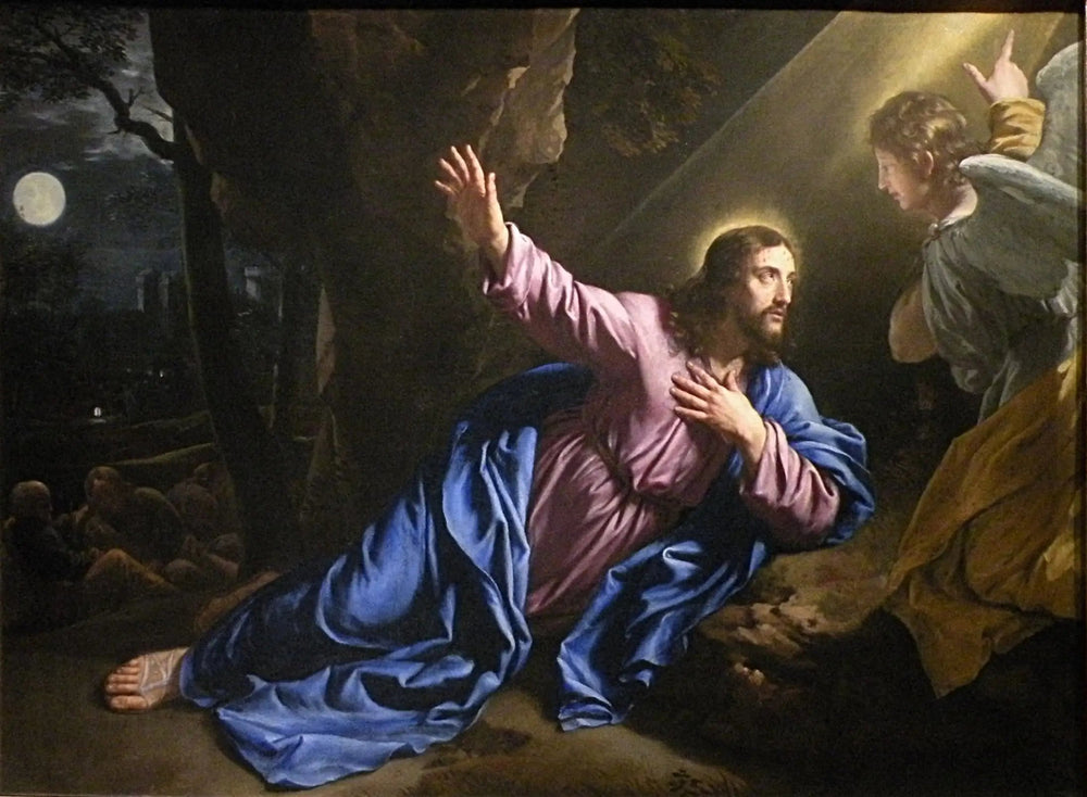Le Christ au Jardin des Oliviers - Philippe de Champaigne image 1 tableau peint à l’huile sur toile
