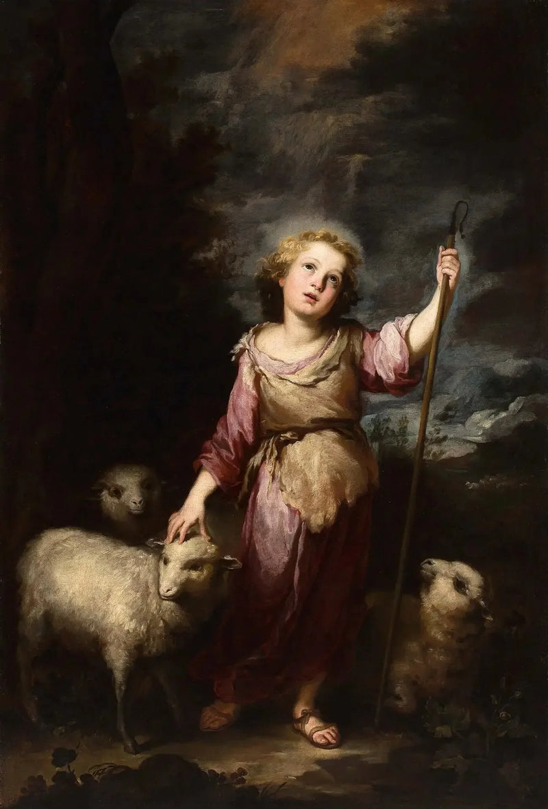 मसीह अच्छा चरवाहा - बारटोलोमे़ Esteban Murillo