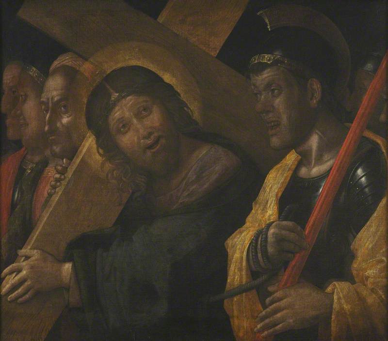 क्राइस्ट क्रूस पर लटक रहा है - एंड्रिया मांटेन्या