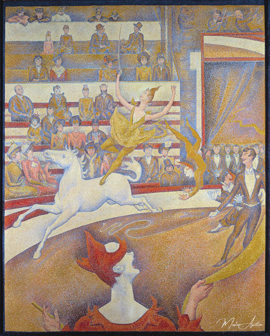 Le Cirque - Georges Seurat - Reproductions de tableaux et peintures haut de gamme