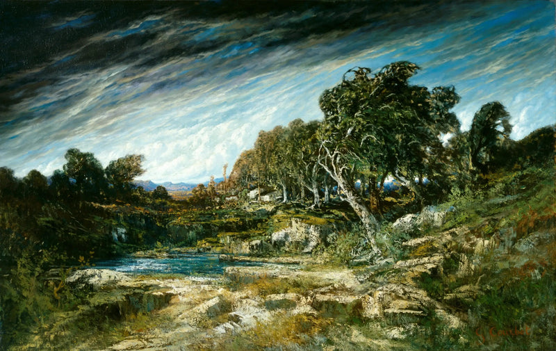हवा का झोंका - Gustave Courbet