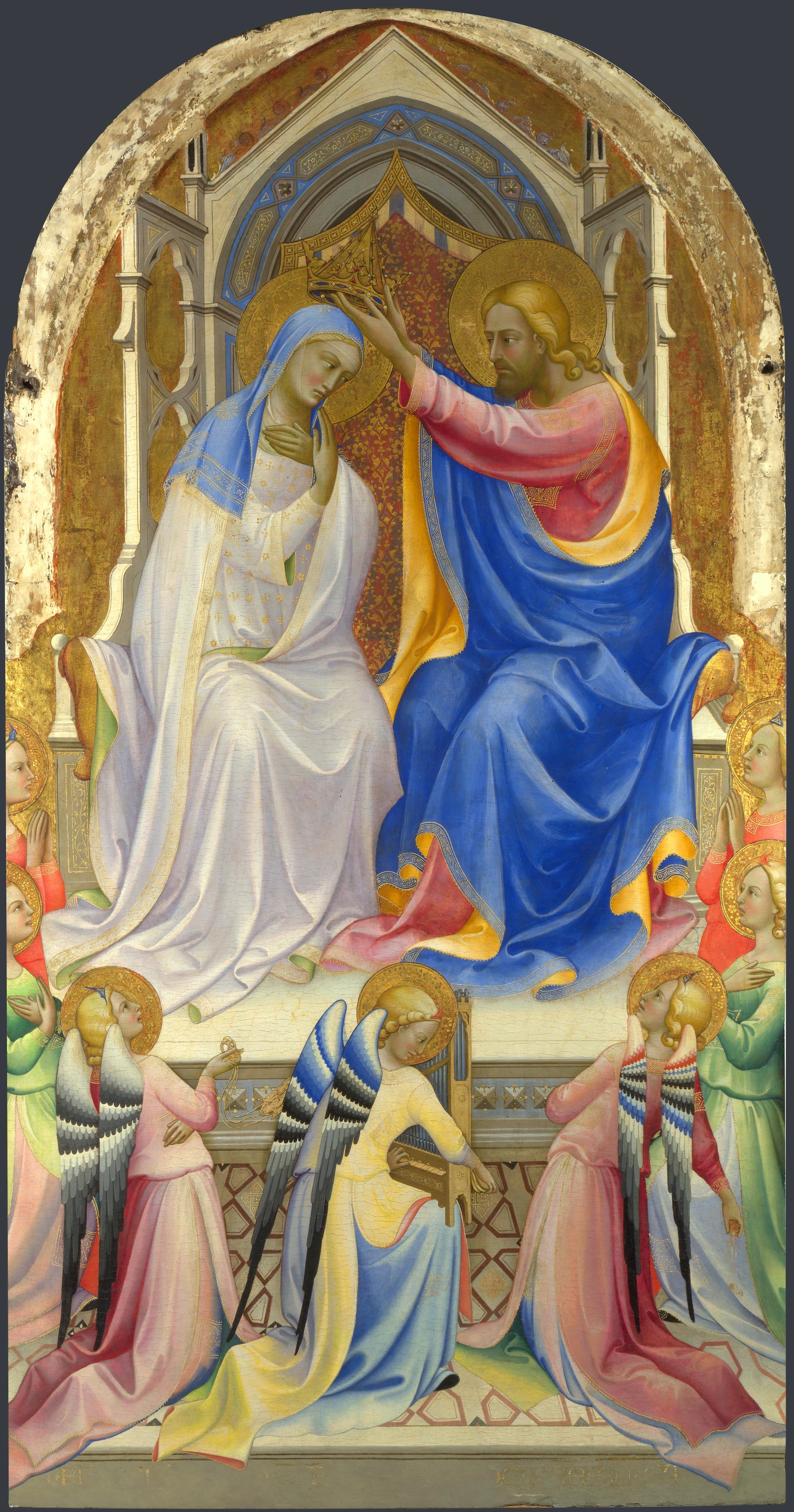Le Couronnement de la Vierge - Lorenzo Monaco - Alpha Reproduction