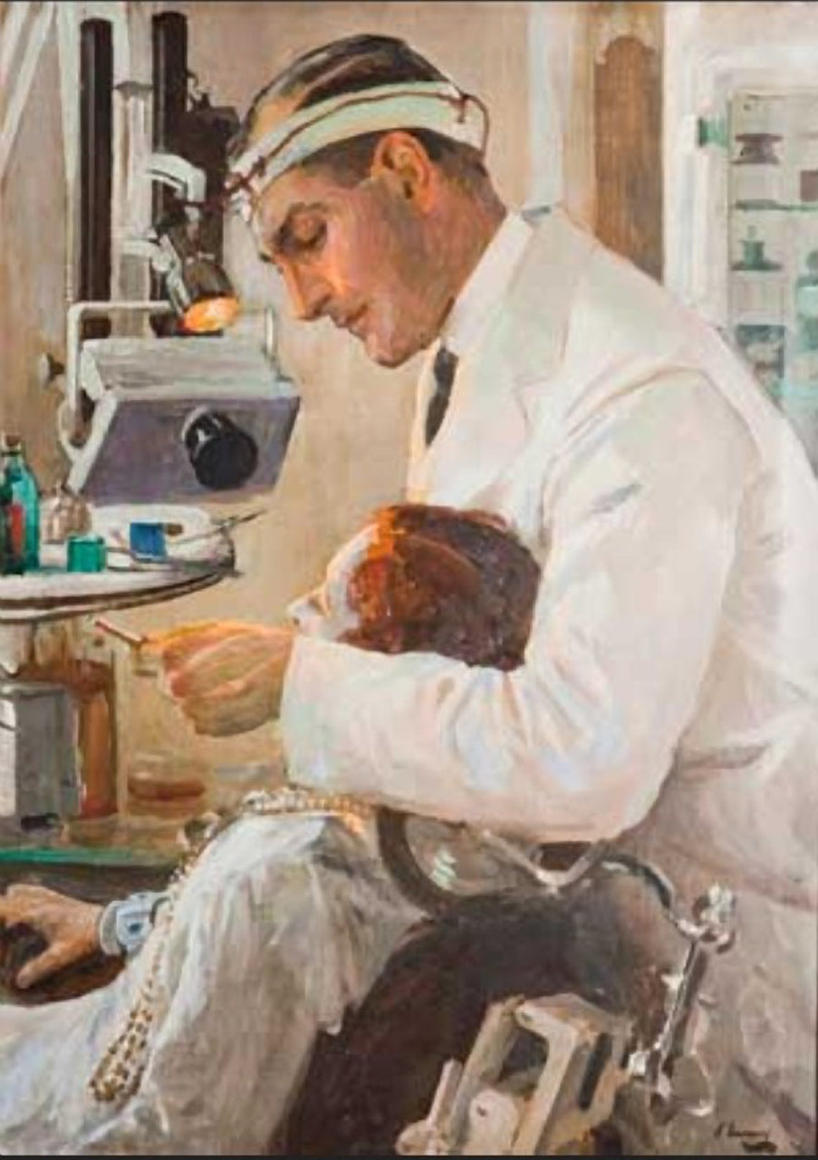 Le dentiste - John Lavery image 1 tableau peint à l’huile sur toile