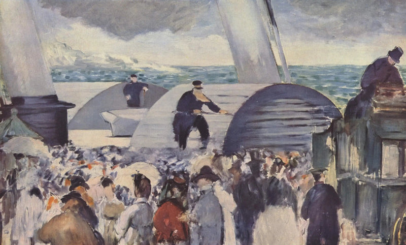 फोकस्टोन के स्टीमर का प्रस्थान - Édouard Manet