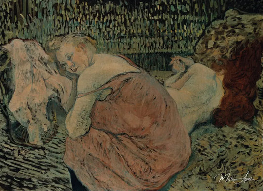 Le deux amies - Toulouse Lautrec - Reproductions de tableaux et peintures haut de gamme