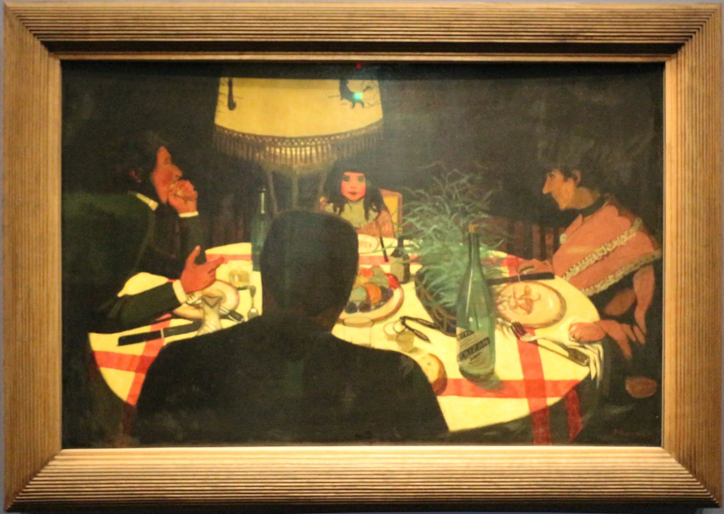 Le Dîner effet de lampe - Félix Vallotton - Alpha Reproduction