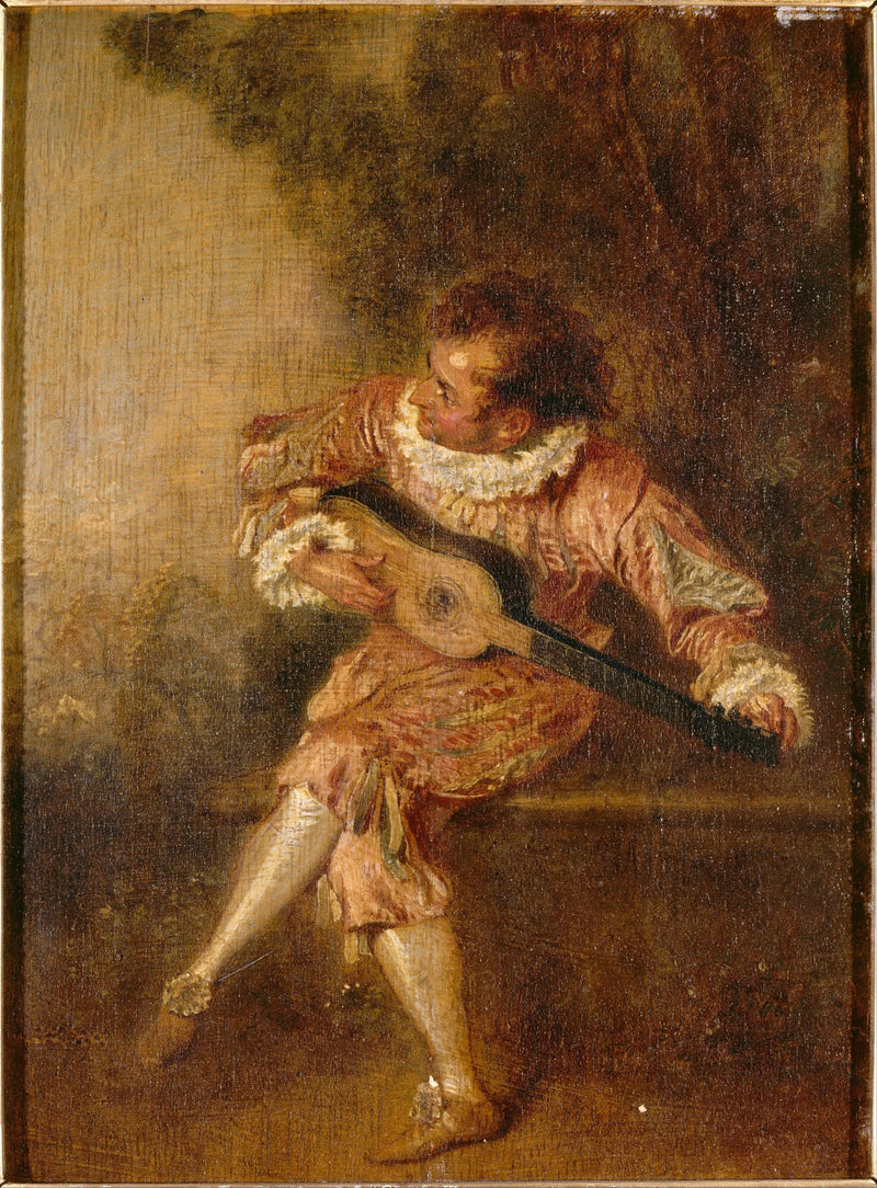 सैरनाडे देने वाला - Antoine Watteau