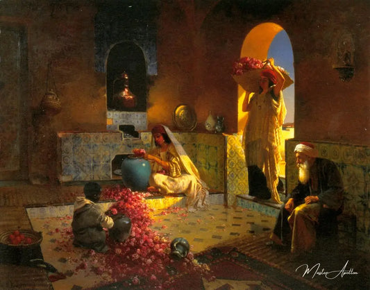 Le fabricant de parfums - Rudolf Ernst - Reproductions de tableaux et peintures haut de gamme