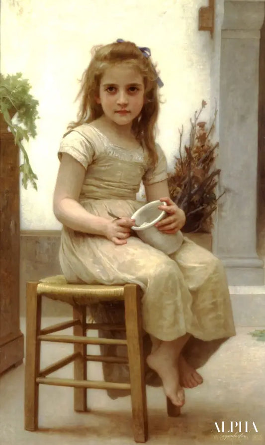 Le goûter de William Bouguereau - Reproductions de tableaux et peintures haut de gamme