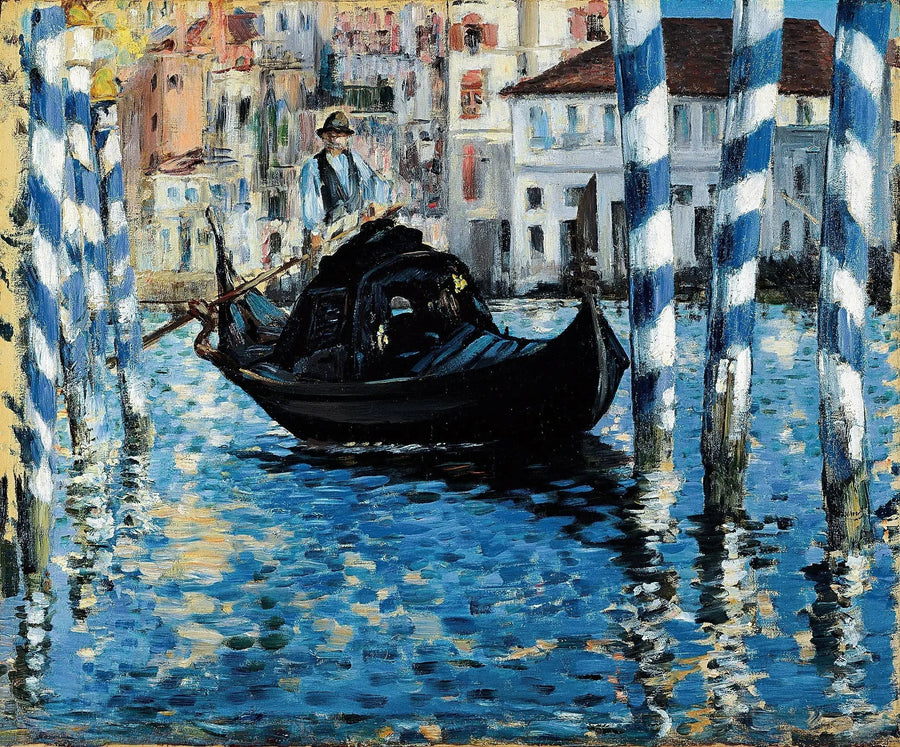 वेनिस में ग्रैंड कैनाल - Édouard Manet